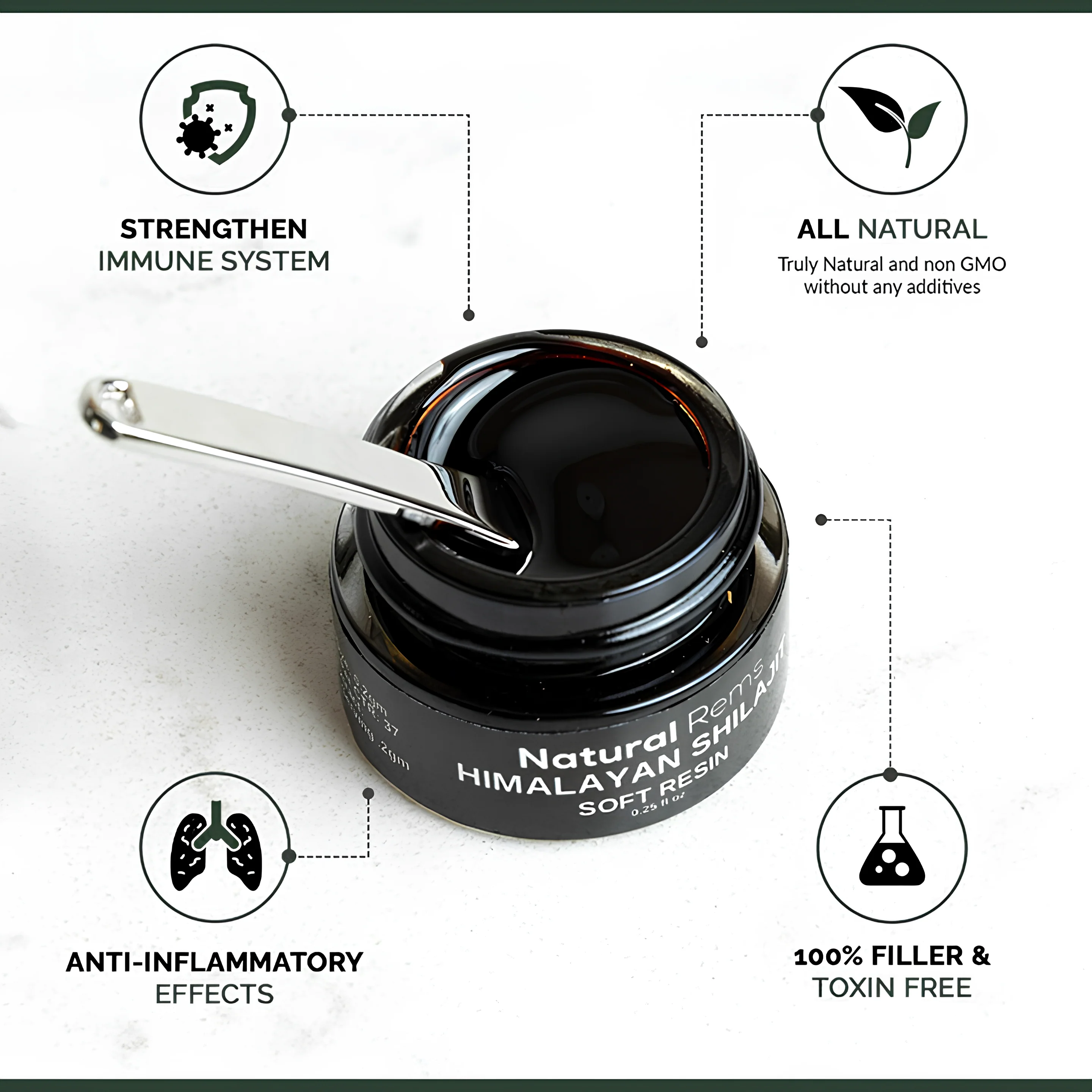 Natural Rems Shilajit Resin - Image 6